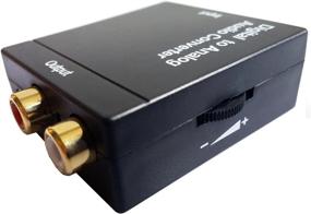 img 1 attached to KSRplayer Digital Audio Converter Optical SPDIF Toslink Coaxial To Analog RCA L/R Adapter With 3.5Mm Jack
