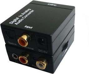 img 3 attached to KSRplayer Digital Audio Converter Optical SPDIF Toslink Coaxial To Analog RCA L/R Adapter With 3.5Mm Jack