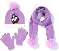 🧣 stylish 3-piece acrylic sequin hat, gloves, and scarf set for girls & teens: beat the cold in winter fashion логотип