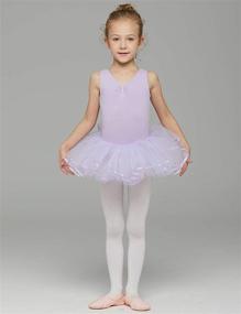 img 1 attached to Girls Dance Leotard Medium Ballet Girls' Clothing : Dresses