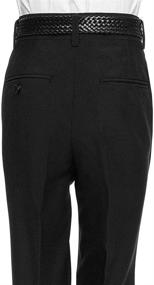 img 2 attached to 👖 RGM Boys' Flat Front Dress Pants - Boys' Clothing for a Polished Look