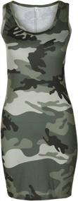 img 1 attached to Mansy Women'S Summer Camo Sexy Bodycon Tank Sundresses