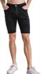 men's slim ripped jean shorts: stretch denim for casual comfort logo