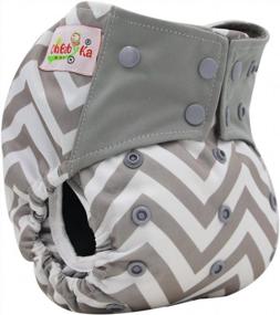 img 2 attached to Bamboo Charcoal All-In-One Cloth Diaper For Infants - Fits Babies 10-35 Lbs (Style01) - Improved SEO Product Name