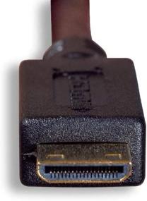 img 1 attached to Mini HDMI/HDMI Cable With Ethernet - 15' Black (ZC3800MM-15)