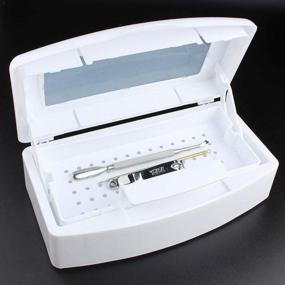 img 2 attached to Karlash Professional Sterilizer Tray Box Clean Nail Art Salon Manicure Implement Tool Cover With Show Products For Nail, Tweezers, Hair Salon, Spa & Cutter Manicure Equipment Nail Art Tool CLEAR COVER