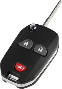 img 1 attached to 🔑 Premium Flip Key Fob: Keyless Entry Remote for Buick Cadillac GMC Chevy Saturn (15913420) - 2007-2016 Compatible