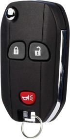 img 3 attached to 🔑 Premium Flip Key Fob: Keyless Entry Remote for Buick Cadillac GMC Chevy Saturn (15913420) - 2007-2016 Compatible