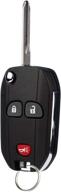 🔑 premium flip key fob: keyless entry remote for buick cadillac gmc chevy saturn (15913420) - 2007-2016 compatible логотип