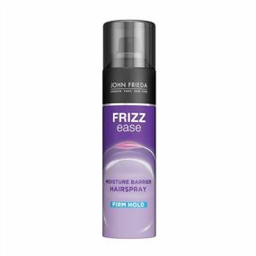 img 4 attached to Get Smooth, Frizz-Free Hair With John Frieda Firm Hold Anti-Frizz Hairspray And Heat Protectant Spray - 12Oz