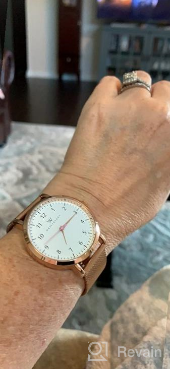 img 1 attached to 8 Styles, 2 Sizes Numbers Watch - Interchangeable Stainless Steel Strap For Women & Men | Wristology Olivia Collection review by James Cruz