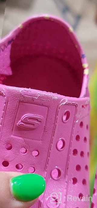 img 1 attached to Skechers Girls' Cali Gear Water Shoe: Hot Pink, Size 8 Little Kid review by Jessica Breaux