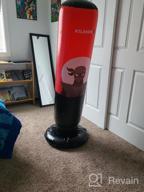 img 1 attached to Punching Bag For Kids – Inflatable Kids Punching Bag - Kids Boxing Set For Immediate Bounce-Back For Practicing Karate, Taekwondo, MMA And To Relieve Pent Up Energy In Kids And Adults/Tall 5’ 3” review by Ken Booker