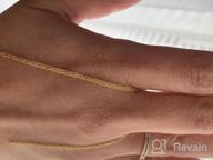 img 1 attached to 10K Yellow Gold Rope Chain Necklace - Thin & Lightweight (0.7Mm, 0.9Mm, 1Mm Or 1.3Mm) review by Reginald Ward