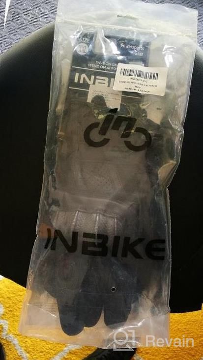 img 1 attached to Women'S Pink Leather Motorcycle Gloves With Carbon Fiber Knuckles And Touch Screen Technology - Size Large By INBIKE review by Philip Latham