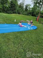 картинка 1 прикреплена к отзыву 20Ft Extra Long Jasonwell Water Slide Slip N Slide With Sprinkler, 3 Bodyboards For Kids & Adults - Perfect Summer Outdoor Splash Toy For Backyard Games And Water Play от Geoff Yates