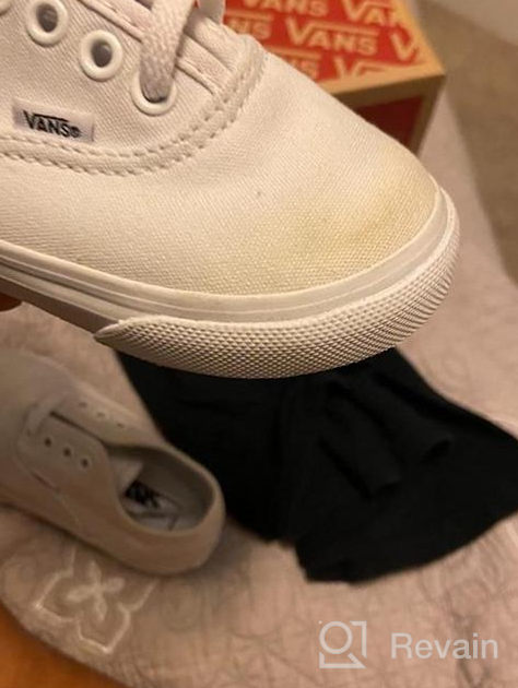 img 1 attached to 👟 Vans Boys Casual French Blue Girls' Shoes: Trendy Footwear for Stylish Kids review by Tonya Greene