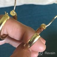 img 1 attached to Sterling Lightweight Hollow Earrings - Stylish Jewelry for Girls review by Sheila Osorio