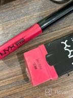 img 1 attached to NYX PROFESSIONAL MAKEUP Vivid Brights Liquid Liner, Smear-Resistant Eyeliner With Precise Tip - Don'T Pink Twice review by Lori Wybenga