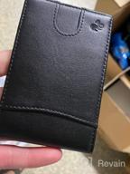 img 1 attached to GULEYRI Bifold Leather Wallet with Advanced Blocking Technology review by Michael Baird