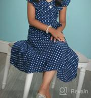 img 1 attached to 👗 Elegant Polka Dot Crepe Dress for Speechless Girls: A Perfect Choice for Every Occasion review by Grant Nordstrom