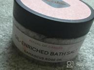 img 1 attached to Rose And Peach Natural Bath Salts With Himalayan Pink And Dead Sea Salt For A Relaxing SPA Experience - Detox Body And Foot Soak Enriched With Rejuvenating Oils Ideal As A Unique Gift For Women. review by Julie Morris