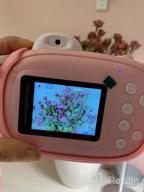 img 1 attached to MINIBEAR Kids Digital Camera: 40MP, 2.4 Inch Screen, 32GB TF Card - Instant Prints & Selfies For Girls! review by Brian Thao