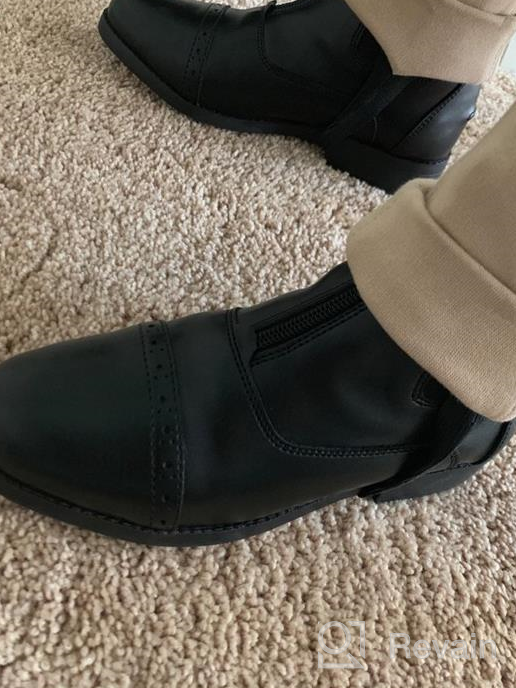 img 1 attached to EQUISTAR Girl's Zip 👢 Paddock Boots: Stylish All-Weather Synthetic Footwear review by Michelle Pierce