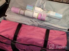 img 5 attached to Цветочная сумка для переноски, совместимая с Cricut Explore Air и Maker - водонепроницаемая сумка для материалов | KGMCARE