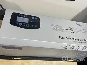 img 6 attached to Off-Grid Pure Sine Wave Power Inverter - 5000W Peak, 15000Watts, 24V DC To 120/240VAC Split Phase With Battery AC Charger For Solar Energy - Low Frequency For Maximum Efficiency