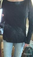 img 1 attached to Women'S Long Sleeve Bateau-Neck Tee Shirt - Tulucky Casual Top review by Steve Atchley