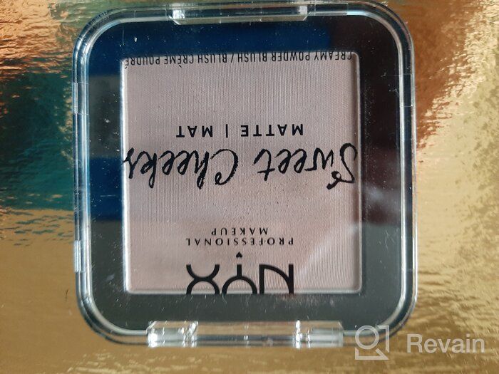 img 1 attached to NYX professional makeup Pressed Blush Sweet Cheeks Creamy Powder Matte, 11 Silence Is Golden review by Anastazja Woitiul ᠌