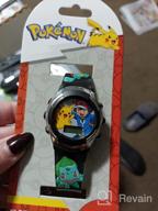 img 1 attached to Pokémon Boys' Stainless Steel Analog-Quartz Watch with Plastic Strap, Multi-color, Size 23 (Model: POK4186AZ) review by Kenny Rossi