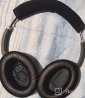 картинка 1 прикреплена к отзыву Upgrade Your Listening Experience With Black Replacement Ear-Pads Cushions For Bose Headphones - Compatible With QC15, 25, 35, 2 & Others от Steven Hanson