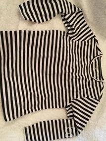 img 7 attached to UNACOO Crewneck Long Sleeve T Shirt Stripes Girls' Clothing in Tops, Tees & Blouses