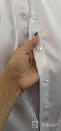 img 1 attached to J.Ver Women'S Dress Shirts: Long Sleeve, Button Down, Wrinkle-Free Solid Work Blouse review by Ken Ayo