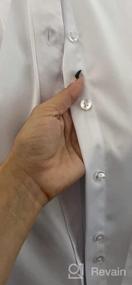 img 5 attached to J.Ver Women'S Dress Shirts: Long Sleeve, Button Down, Wrinkle-Free Solid Work Blouse