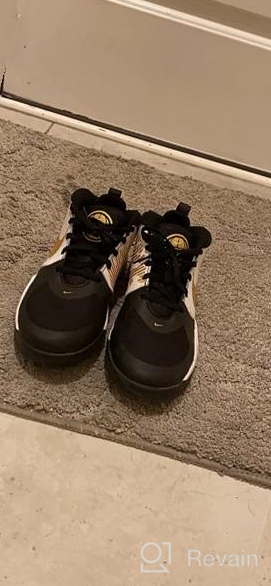 img 1 attached to Nike Hustle Sneaker: Stylish University Black Girls' Athletic Shoes review by Karla Garcia