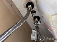 картинка 1 прикреплена к отзыву Lead-Free 2-Handle Chrome Bathroom Faucet With Lift Rod Drain Stopper And 4-Inch Centerset Basin Mixer Tap - Perfect For Lavatory Sinks от Jay Brock