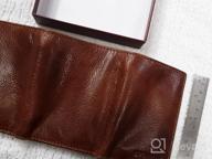 img 1 attached to 🧳 Premium Genuine Leather Trifold Crafter: Botanner Edition review by Marco Mooney