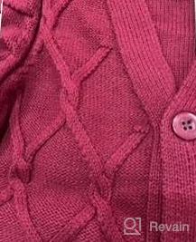 img 5 attached to 🧒 Cozy and Stylish Toddler Chunky Cardigan Sweater Sleeve for Boys