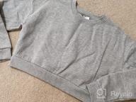 img 1 attached to Soft And Comfortable Women'S Crewneck Fleece Sweatshirt - MixMatchy Basic Pullover review by Douglas Irwin