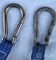 img 1 attached to Secure Your Gear With Faswin'S Set Of 4 Stainless Steel Spring Snap Hooks (3 Inches) review by Terry Keown
