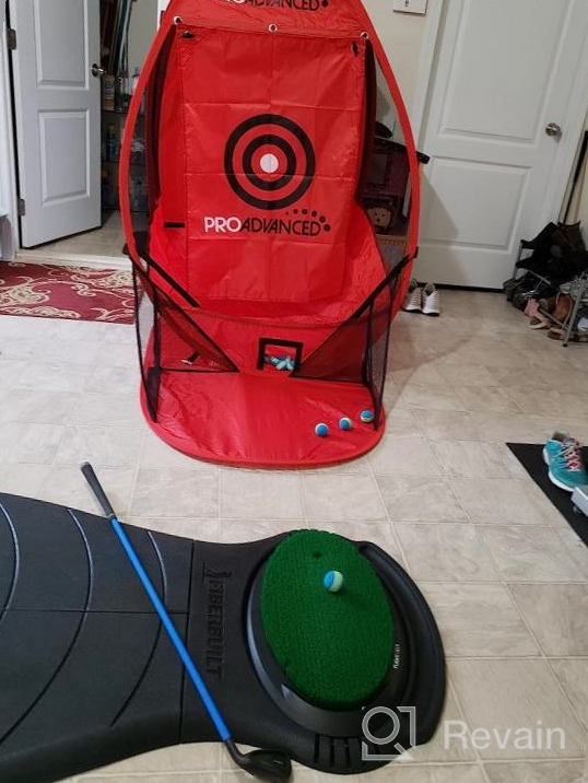 img 1 attached to Indoor Golf Net With Automatic Ball-Return System | Pro Quality Gear review by Brian Cox