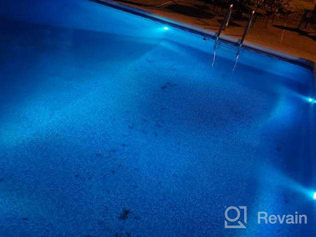img 1 attached to Illuminate Your Pool Or Pond: Full Waterproof LOFTEK LED Lights With Remote RF, Magnets, And Suction Cups - Color Changing & Battery Operated (1 Pack) review by John Finley