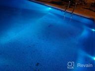 img 1 attached to Illuminate Your Pool Or Pond: Full Waterproof LOFTEK LED Lights With Remote RF, Magnets, And Suction Cups - Color Changing & Battery Operated (1 Pack) review by John Finley