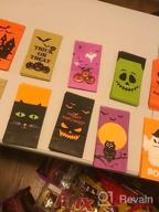 img 1 attached to Halloween Candy Bag Set - 80 Pieces Of Goodie Bags For Trick Or Treating With 84 Stickers, Mini Paper Treat Bags For Snacks And Halloween Party Favors review by Mike Steeg