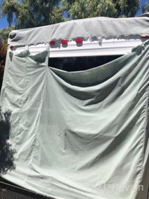 img 7 attached to Premium Waterproof Travel Trailer RV Cover With Access Panels - Tear-Resistant And Windproof - Fits 9'-10'