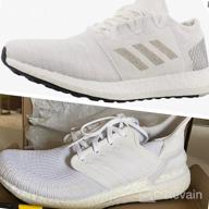 картинка 1 прикреплена к отзыву ➕ Enhance Your Running Performance with Adidas Mens Pureboost Black Athletic Shoes от Dallas Grover