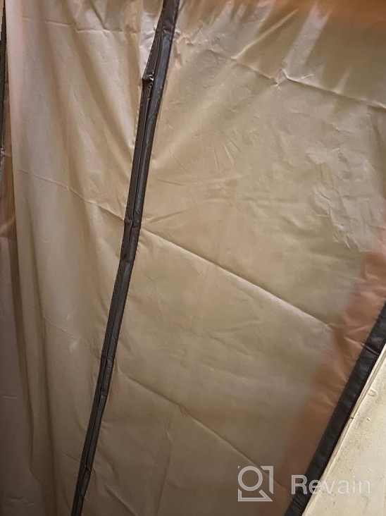 img 1 attached to Upgrade Your Home'S Comfort: Insulated Magnetic Door Curtain With Self-Sealing Technology review by Dustin Wright